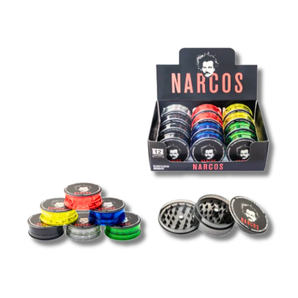 Grinder Plástico Narcos – Compacto, Leve e Funcional