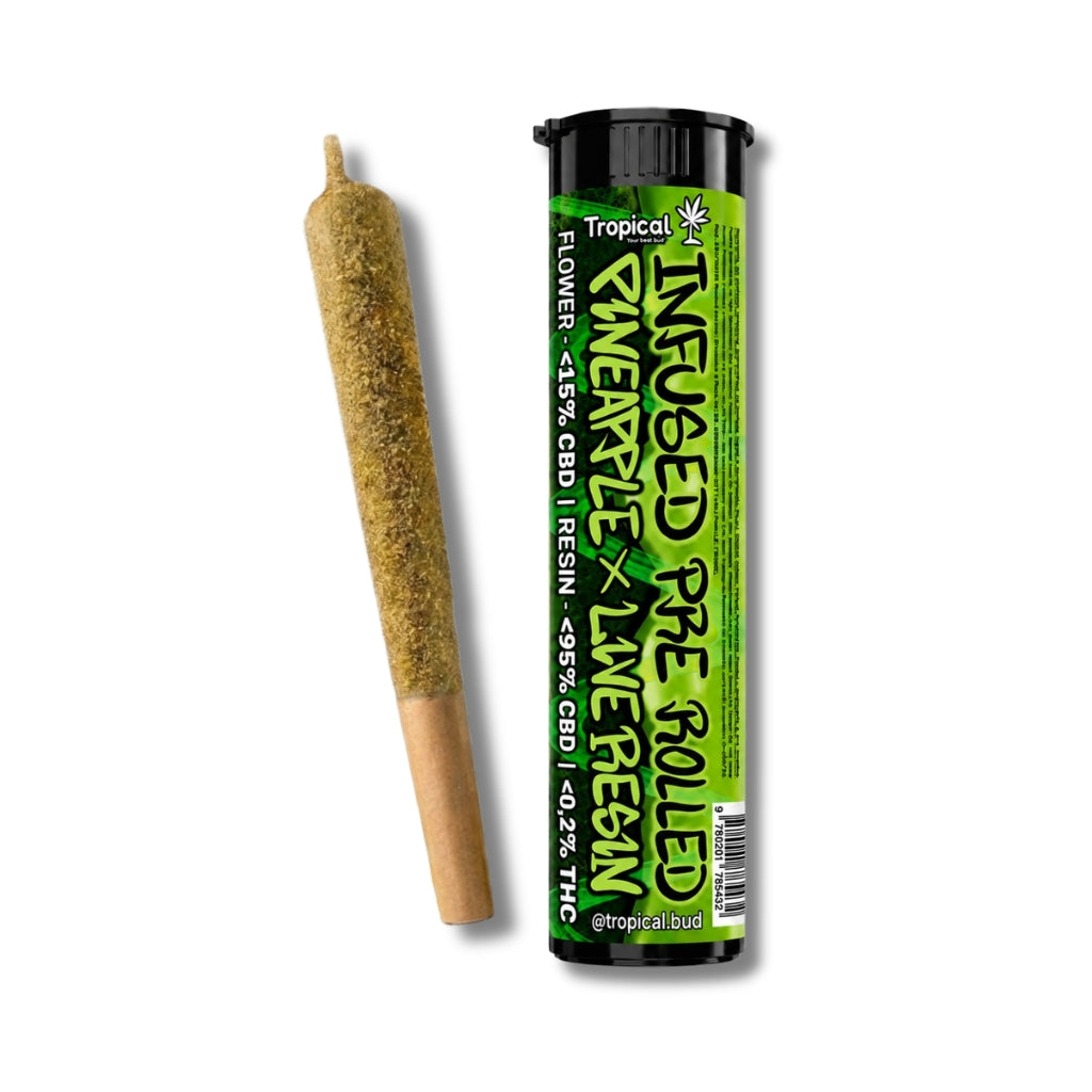 Pre-Rolled Infusão CBD + Extrato CBD Live Resin Tropical Bud®