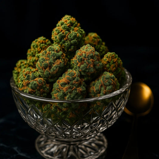 Royal Caviar Flores CBD Indoor Premium Small Buds 10g – Pequenas flores de cânhamo cultivadas indoor, com alta concentração de CBD e aroma sofisticado, ideais para uma experiência premium de relaxamento.