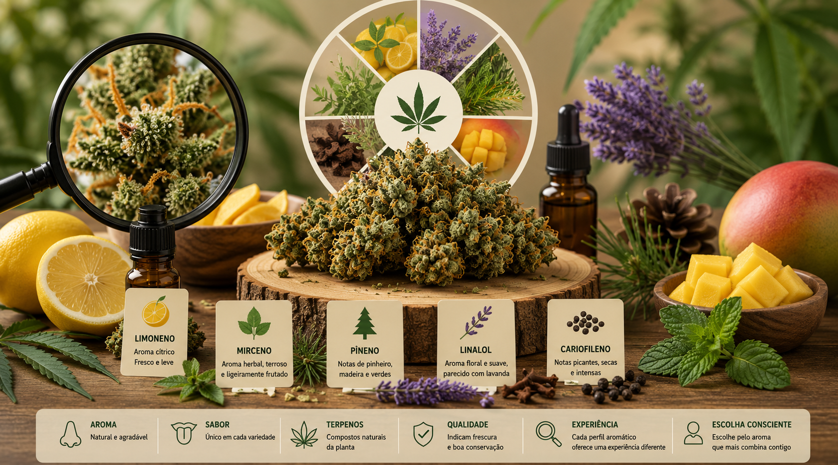 O que São Terpenos e Porque Fazem Diferença nas Flores de CBD?