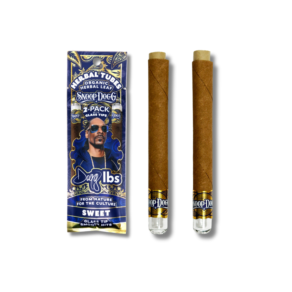 Dogg Lbs Snoop Dogg Herbal Tubes 2-Pack com Filtros de Vidro
