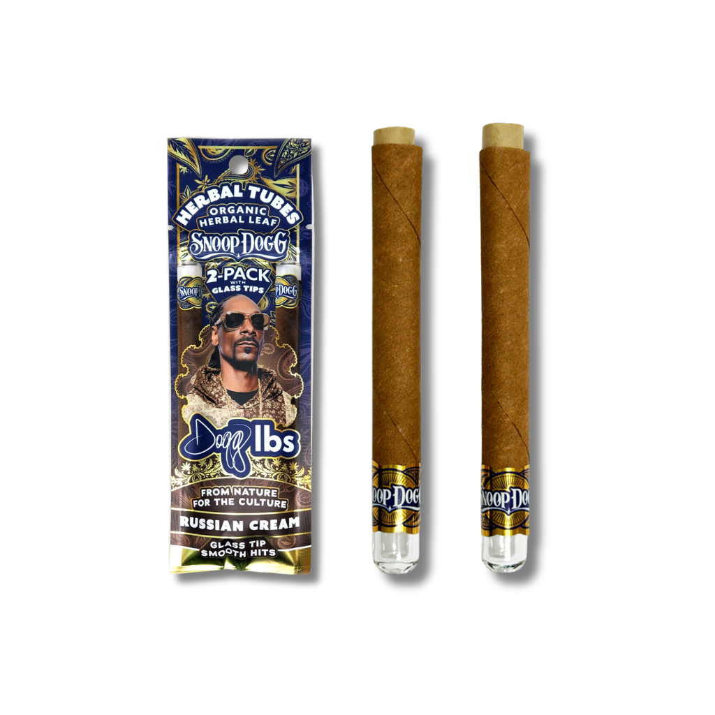 Dogg Lbs Snoop Dogg Herbal Tubes 2-Pack com Filtros de Vidro