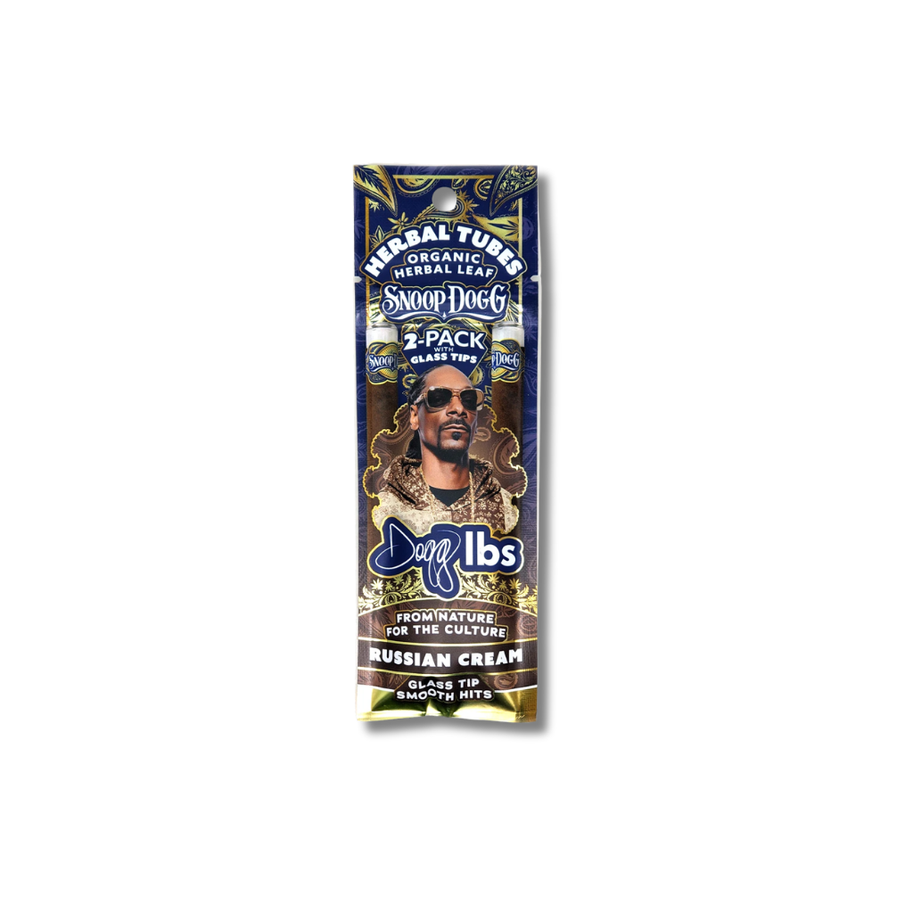 Dogg Lbs Snoop Dogg Herbal Tubes 2-Pack com Filtros de Vidro