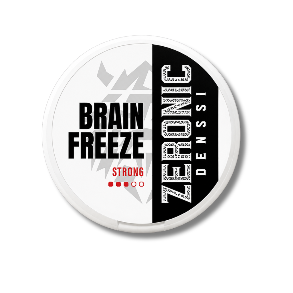 DENSSI ZERONIC Brain Freeze Strong – Bolsas de Menta Sem Nicotina