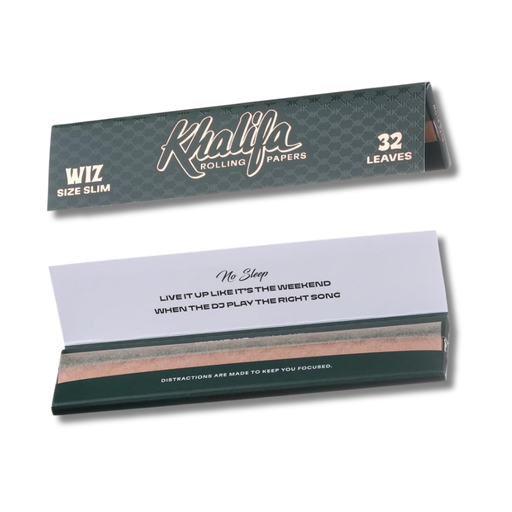 Khalifa Rolling Papers Slim Size – Mortalhas Wiz Khalifa 32 Folhas