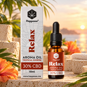 Happease® Silver Line CBD Oil RELAX Tropical Sunrise 30%
