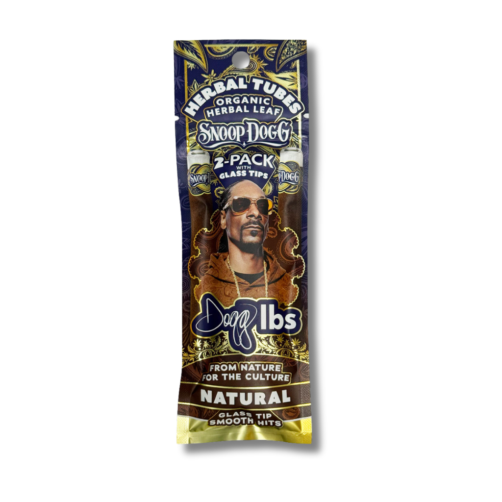 Dogg Lbs Snoop Dogg Herbal Tubes 2-Pack com Filtros de Vidro
