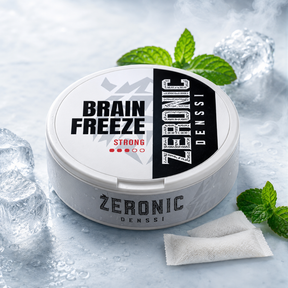 DENSSI ZERONIC Brain Freeze Strong – Bolsas de Menta Sem Nicotina