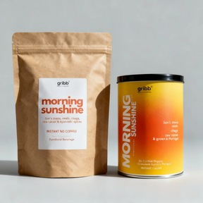 Morning Sunshine Mushroom Cacao – Cacau Biológico com Cogumelos Funcionais