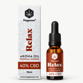 Happease® Silver Line CBD Oil RELAX Tropical Sunrise 40%