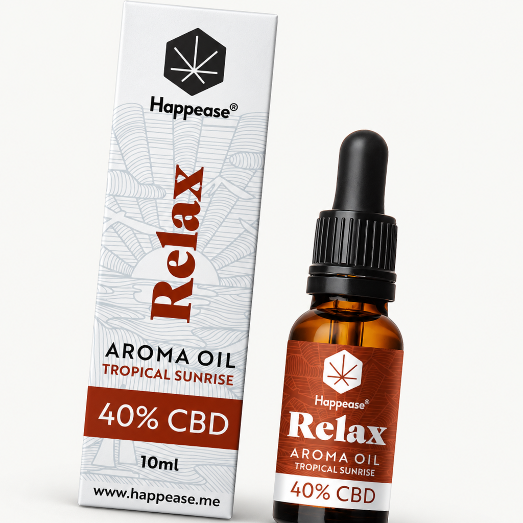 Happease® Silver Line CBD Oil RELAX Tropical Sunrise 40%
