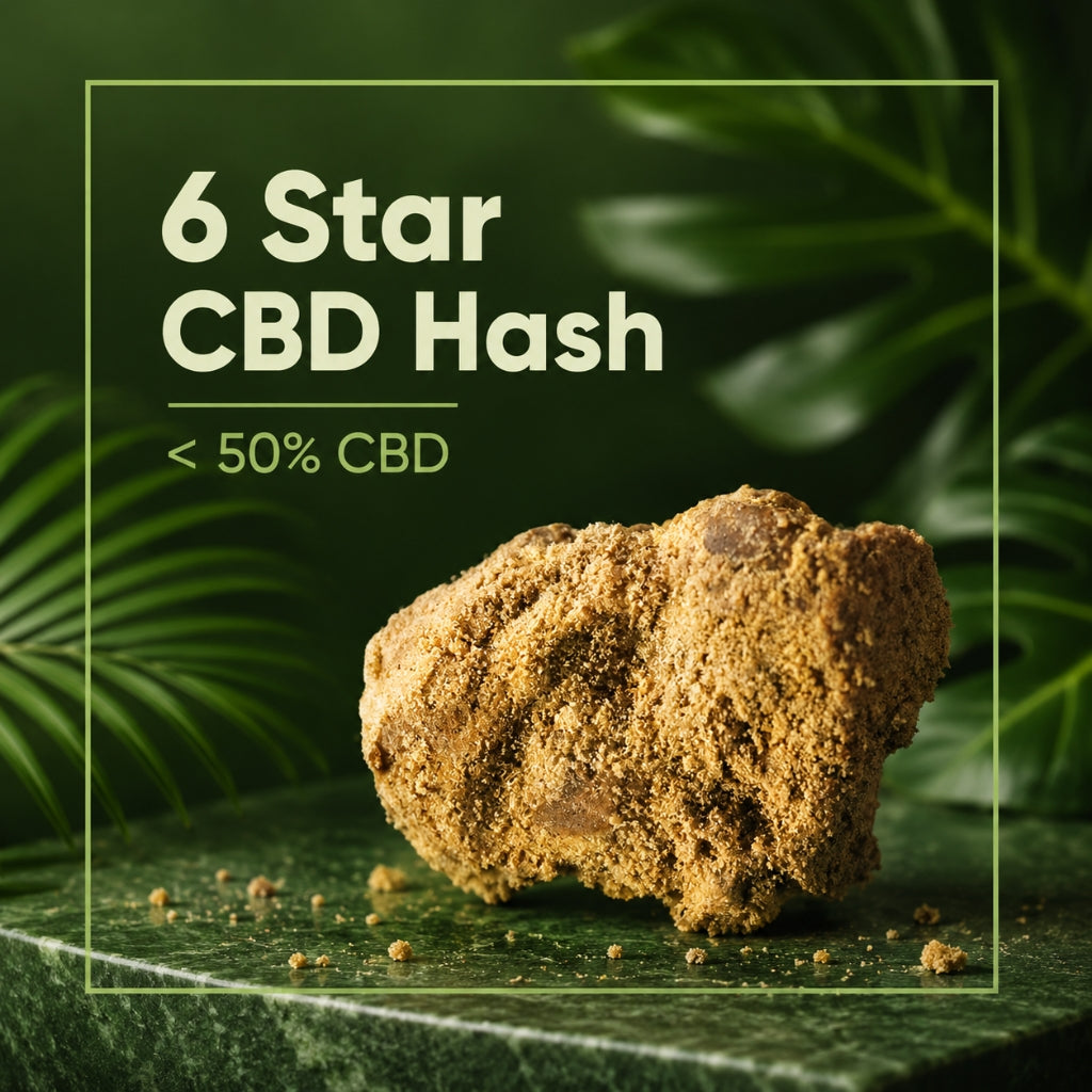 6 Stars CBD Hash 2g