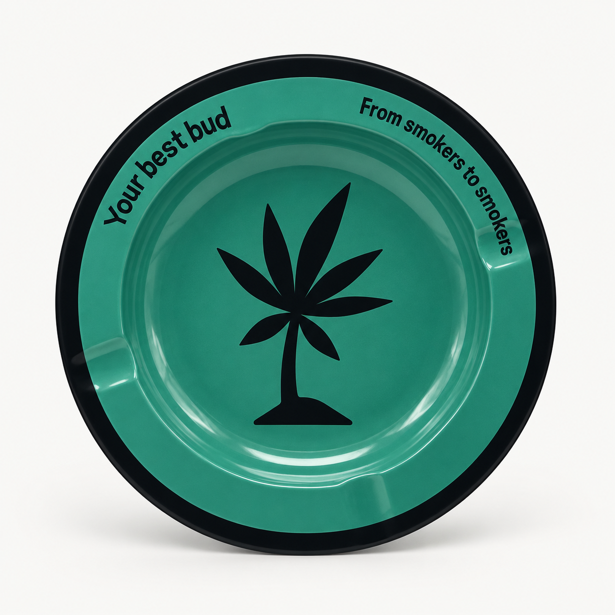 Cinzeiro de Metal Tropical Bud Your Best Bud