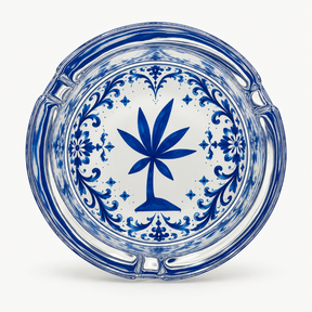Cinzeiro de Vidro Tropical Bud – Portuguese Tiles