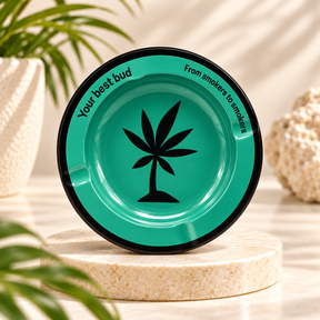 Cinzeiro de Metal Tropical Bud Your Best Bud