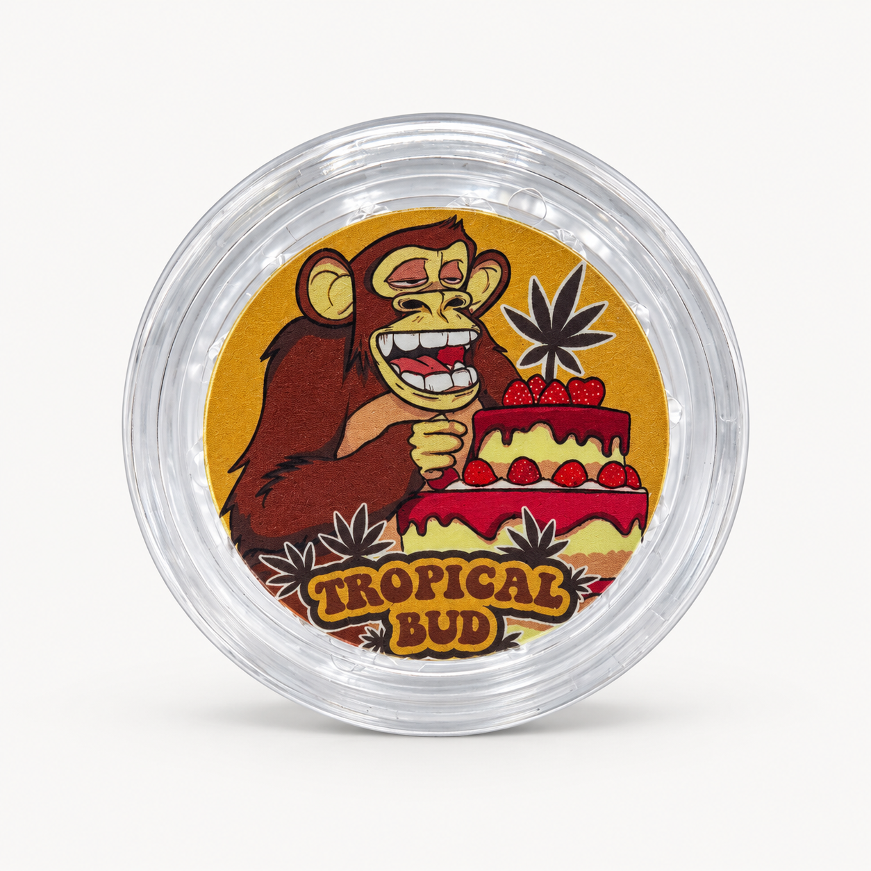 Grinder de Plástico Tropical Bud Monkey Cake