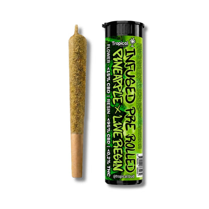 Pre-Rolled Infusão CBD + Extrato CBD Live Resin Tropical Bud®