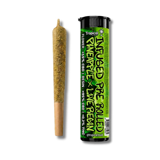 Pre-Rolled Infusão CBD + Extrato CBD Live Resin Tropical Bud®