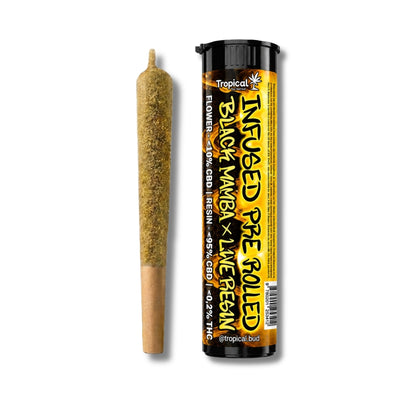 Pre-Rolled Infusão CBD + Extrato CBD Live Resin Tropical Bud®