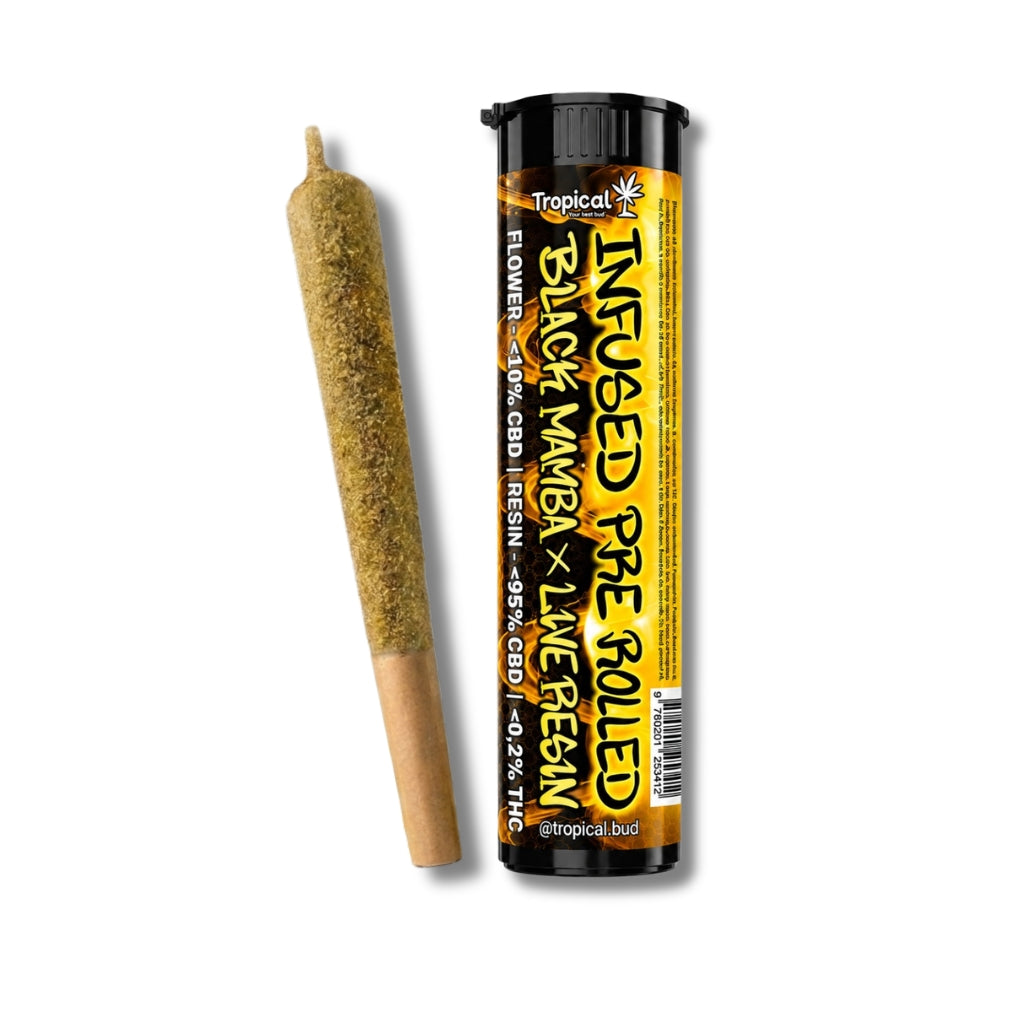 Pre-Rolled Infusão CBD + Extrato CBD Live Resin Tropical Bud®