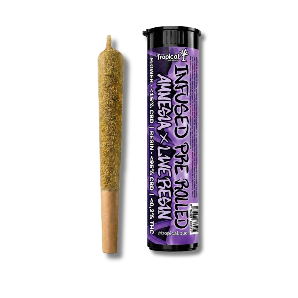 Pre-Rolled Infusão CBD + Extrato CBD Live Resin Tropical Bud®