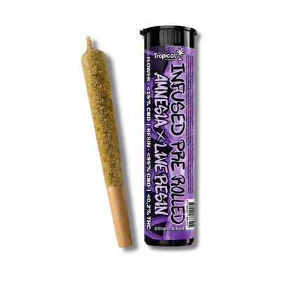 Pre-Rolled Infusão CBD + Extrato CBD Live Resin Tropical Bud®