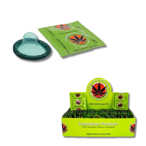 Preservativos Cannadom Premium Cannabis Flavour | Aroma Cannabis