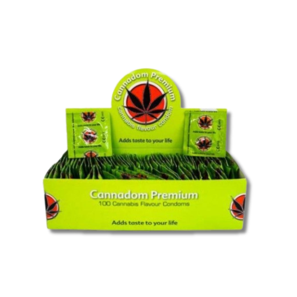 Preservativos Cannadom Premium Cannabis Flavour | Aroma Cannabis