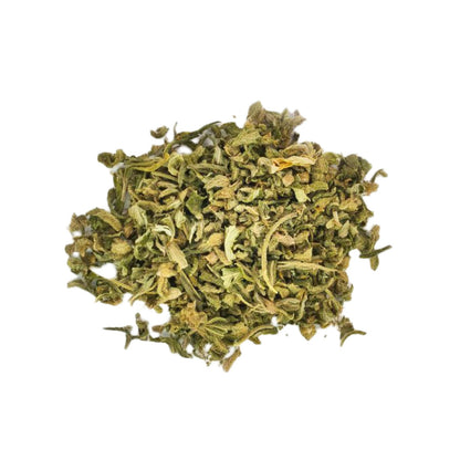 Crunch Folhas CBD – Folhas de cânhamo secas, sem nicotina, perfeitas para substituir o tabaco em misturas. Opção natural, rica em CBD e livre de aditivos químicos.