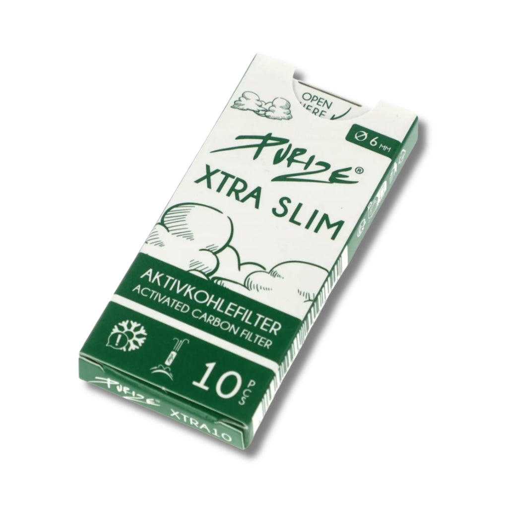 Filtros de Carbono PURIZE® XTRA Slim 6mm | 10 Unidades