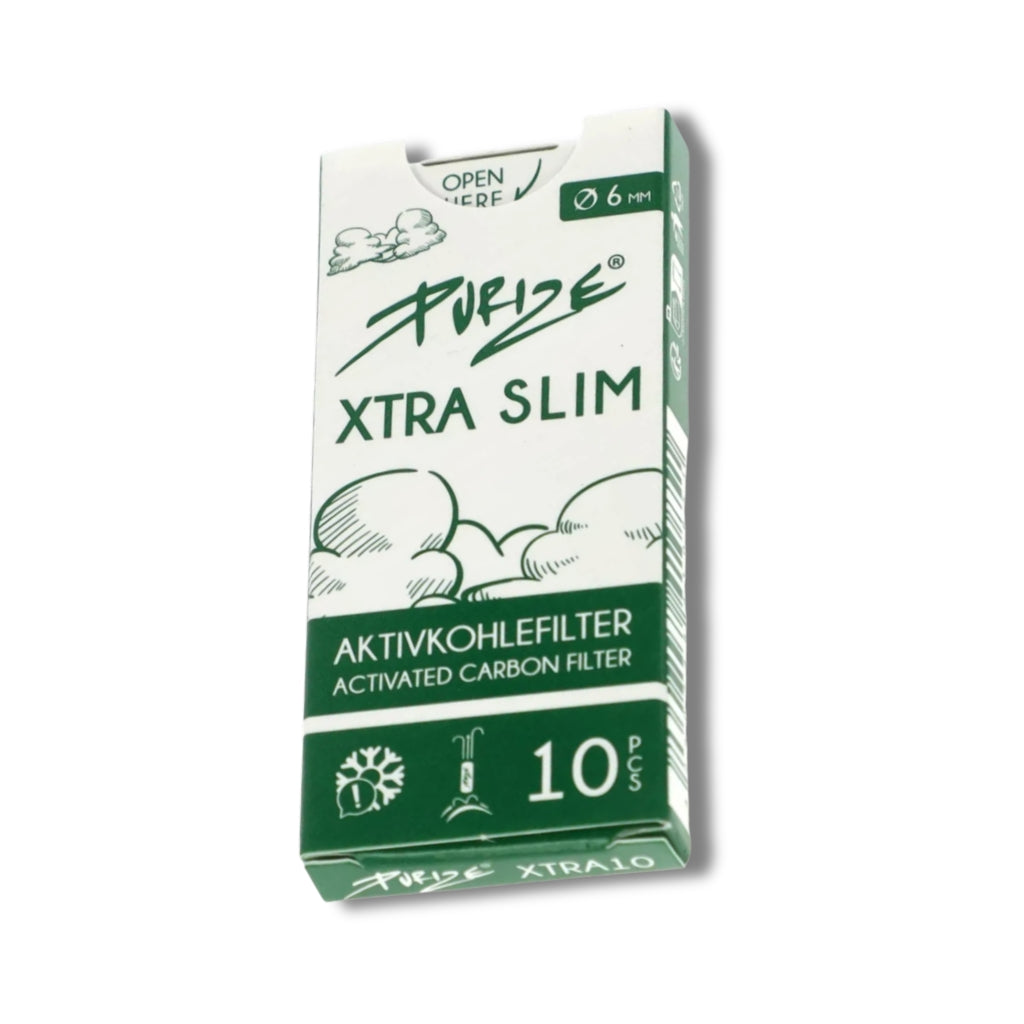 Filtros de Carbono PURIZE® XTRA Slim 6mm | 10 Unidades