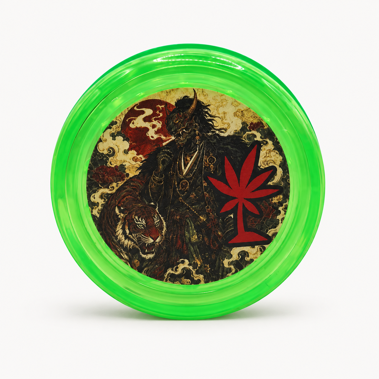 Grinder de Plástico Tropical Bud Oni Tiger