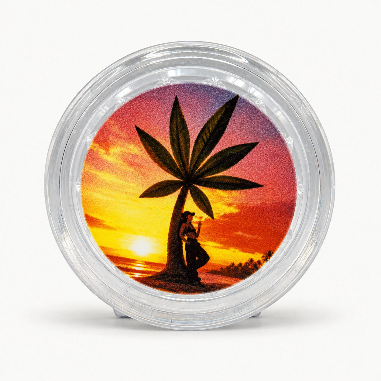 Grinder de Plástico Tropical Bud Sunset