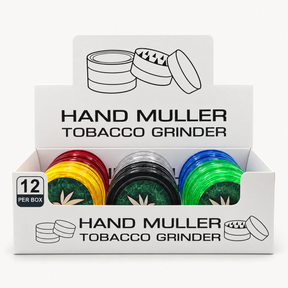 Grinder de Plástico – Caixa com 12 Unidades | Vários Modelos