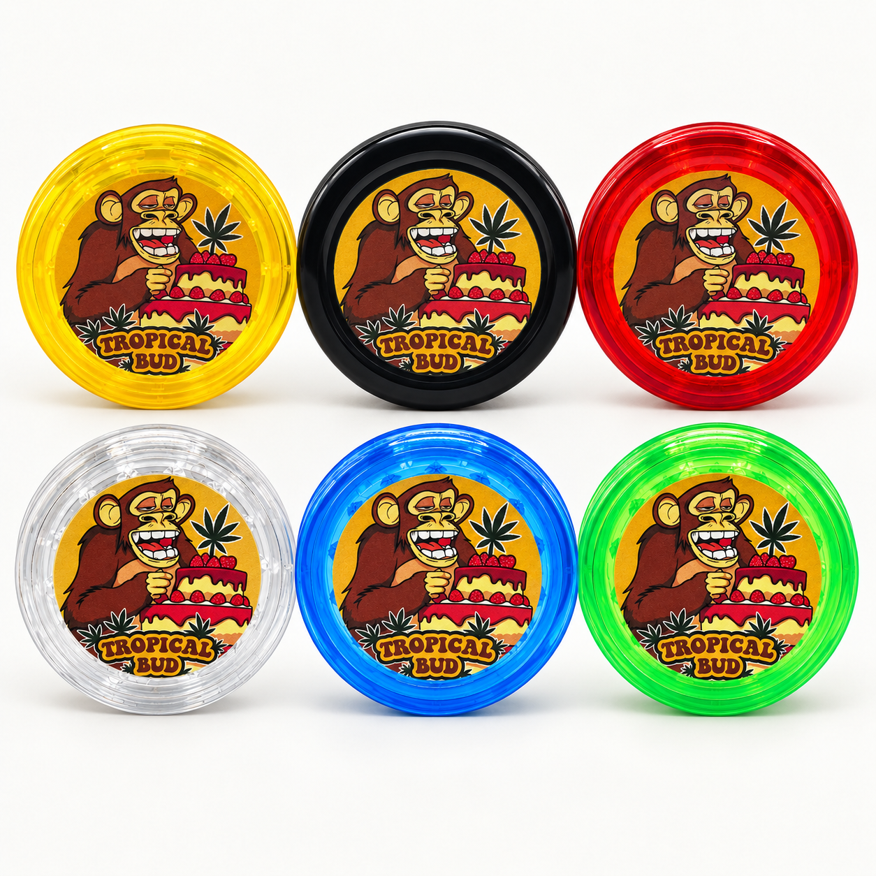 Grinder de Plástico Tropical Bud Monkey Cake
