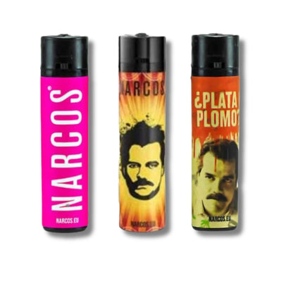Isqueiro Colecionável Narcos® | Recarregável com Chama Regulável