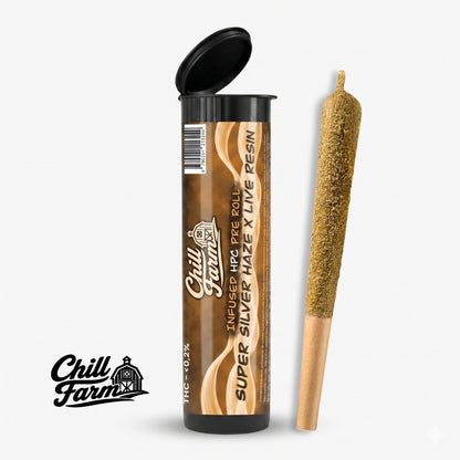 Pre-rolled de Infusão HPC + Extrato CBD Live Resin (London Pound Cake) Chill Farm®