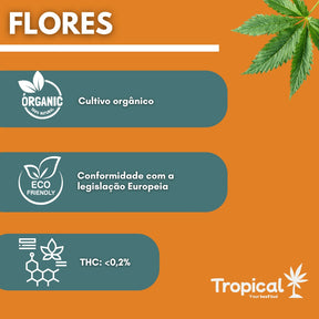 Kit Royal Caviar CBD Indoor 10g + Popcorn HPC 10g + Mortalhas + Capa Clipper - Chill Farm® e Tropical Bud®