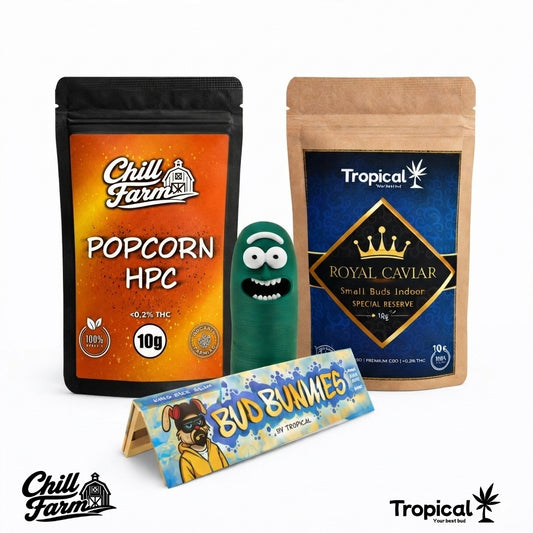 Kit flores 10g x2 + mortalhas + capa de clipper- Chill Farm®