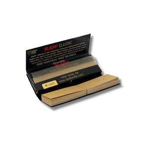 Mortalhas RAW Connoisseur Black King Size Slim + Filtros
