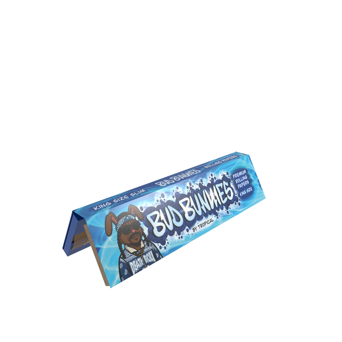 Kit de Mortalhas + Filtros Bud Bunnies By Tropical Bud, a estreia da marca no mundo das mortalhas com um design único e irreverente. Produzidas com papel natural e não branqueado, garantem uma queima suave e consistente. Disponíveis em quatro edições especiais: Breaking, Peaky, Snoop e Harley Bunnies, são perfeitas para quem gosta de qualidade e originalidade em cada detalhes