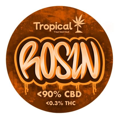 Rosin 90% CBD Extrato Premium