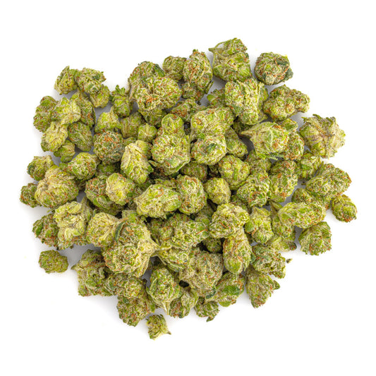 Royal Caviar Flores CBD Indoor Premium Small Buds 10g – Pequenas flores de cânhamo cultivadas indoor, com alta concentração de CBD e aroma sofisticado, ideais para uma experiência premium de relaxamento.