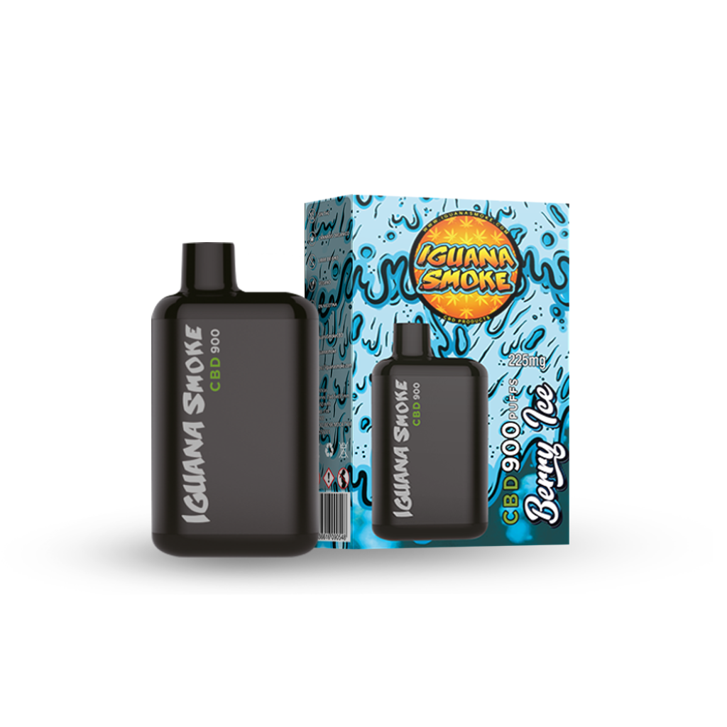 CBD Vape Iguana Smoke Berry Ice Vape Descartável 225 mg