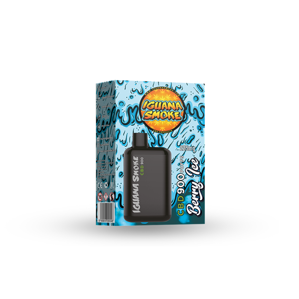 CBD Vape Iguana Smoke Berry Ice Vape Descartável 225 mg