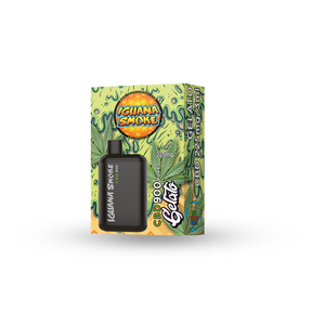 CBD Vape Iguana Smoke 900 Puffs Gelato Vape Descartável 225 mg