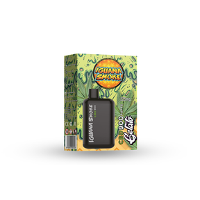 CBD Vape Iguana Smoke 900 Puffs Gelato Vape Descartável 225 mg