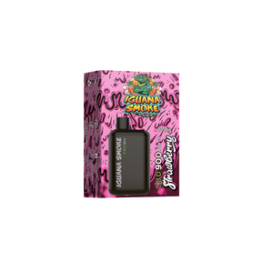 CBD Vape Iguana Smoke Strawberry Vape Descartável 225 mg