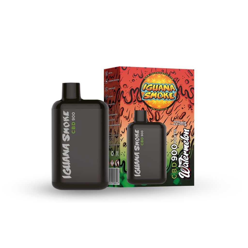 CBD Vape Iguana Smoke Watermelon Vape Descartável 225 mg