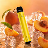 Vape Hart 0% Nicotina Peach Ice Cigarro Eletrónico Descartável | +700 Puffs